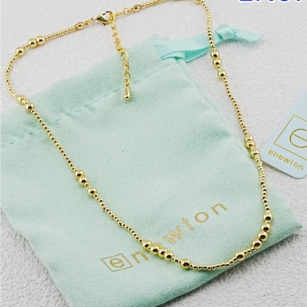 Enewton Gold Bead Necklace